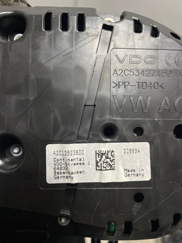 8V0920961C VAG Приборная доска (щиток приборов) купить в Кривой Рог