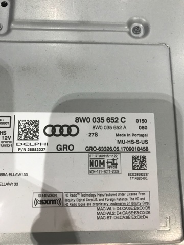 VAG 8W0035654C в наличии Черновцы