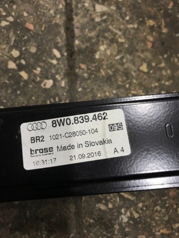 8W0839462 Механизм стеклоподъемника двери задней правой купить Черкассы