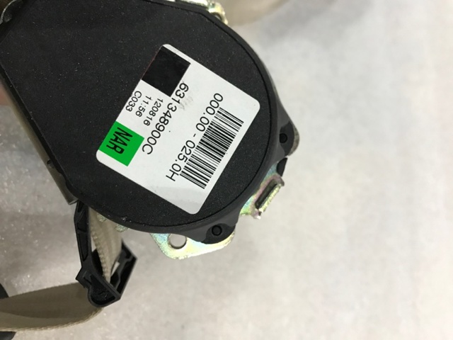 8W0857807BJXE VAG Ремень безопасности задний центральный купить в Харьков
