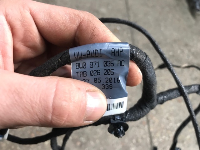 8W0971035AL Жгут проводов передней двери купить Кривой Рог