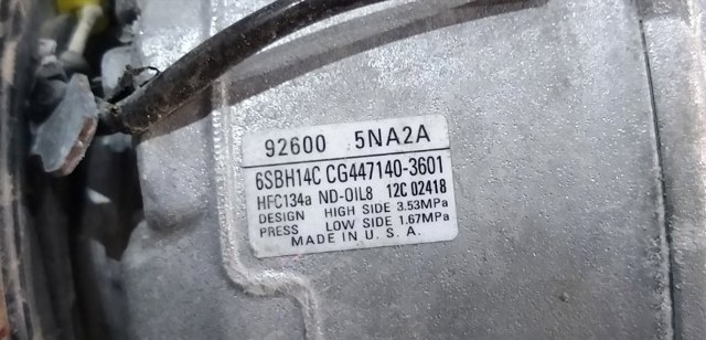 926005NA2A Компрессор кондиционера купить Кривой Рог