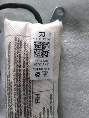95852124201 Подушка безопасности (AIRBAG) спинки сиденья правого купить Винница