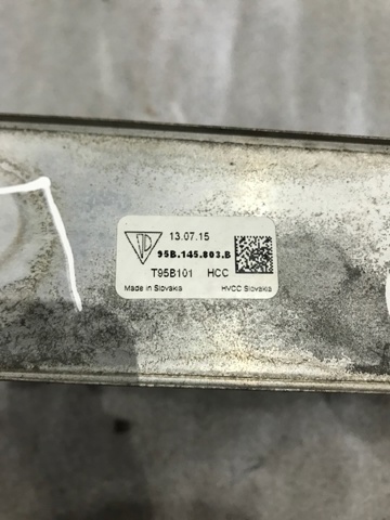 95B145803B PORSCHE Радиатор интеркуллера купить в Каменское