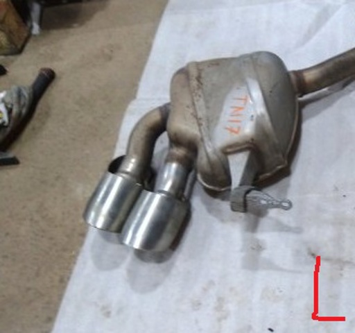95B253611AY PORSCHE Глушитель, задняя часть купить в Харьков