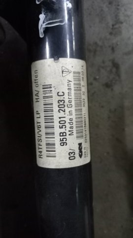 95B501203C PORSCHE Задняя полуось купить в Тернополь