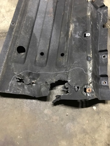 PORSCHE 95B825206A Защита днища правая в наличии Днепр