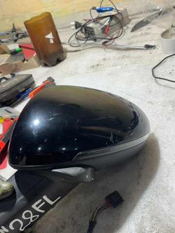 Накладка зеркала заднего вида, левая 95B857527G2X PORSCHE