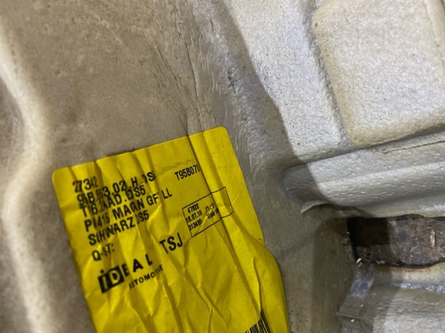 95B863021HOS5 PORSCHE Покрытие напольное салона, переднее купить в Одесса