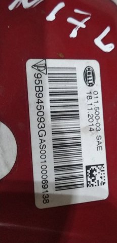 95B945093A PORSCHE Фонарь задний левый внутренний купить в Одесса