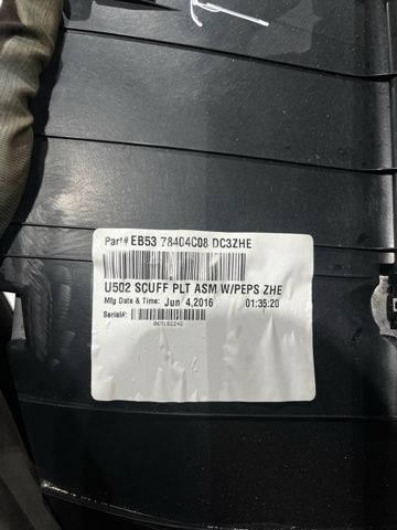 FORD EB5Z7842624DC Облицовка задней панели багажника в наличии Чернигов