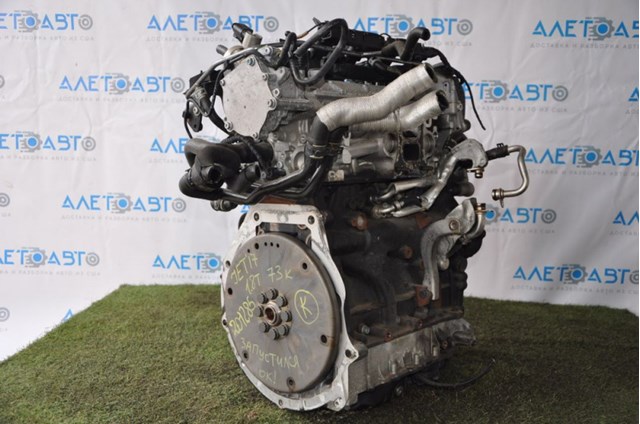 Двигатель vw jetta 11-18 usa 1.8t 73к, налёт на стенках 06K100034T