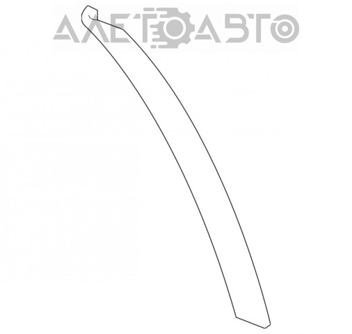 Накладка арки крыла задняя левая задняя mitsubishi outlander 14-21 на бампере новый oem оригинал 7407A317
