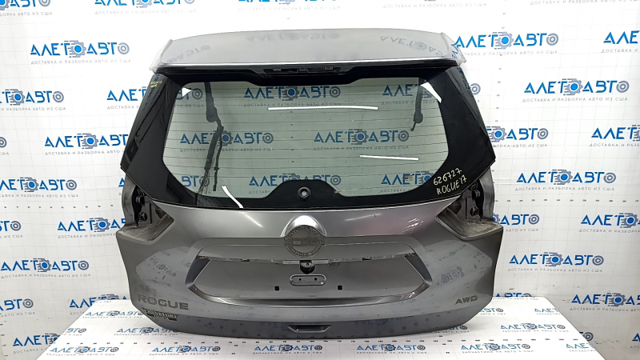 Дверь багажника голая со стеклом nissan rogue 14-20 графит kad, обрезана проводка 9001A4BN0A