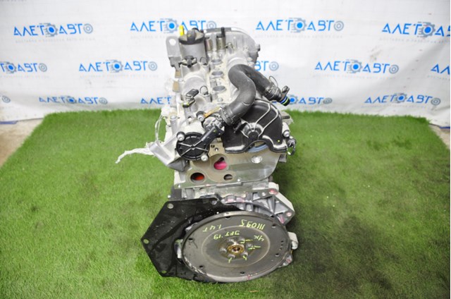 Двигатель vw jetta 19- 1.4t dgxa 4к замят поддон, скол на полуподдоне, побита крышка защиты грм DGX0123146