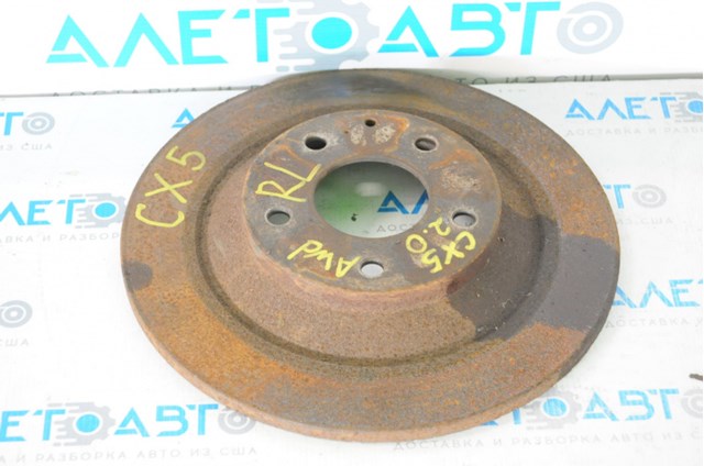 Диск тормозной задний левый mazda cx-5 13-16 300/10мм ржавый K01126251C