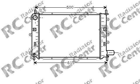 Радиатор форд эскорт