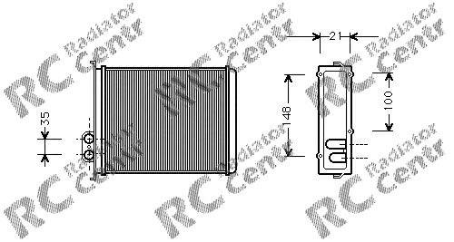 Радиатор печки Вольво 850