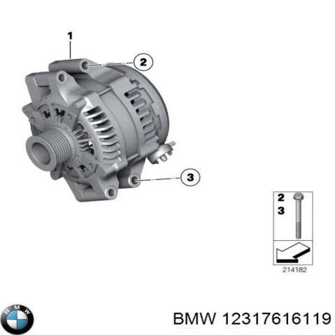 Автомобильный генератор 12317616119 BMW