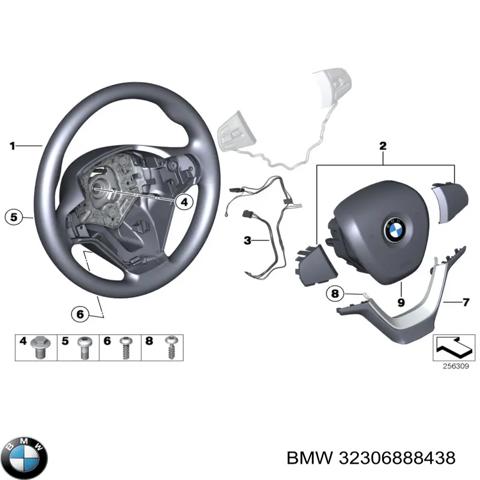 Airbag в мультируль 32306888438 BMW