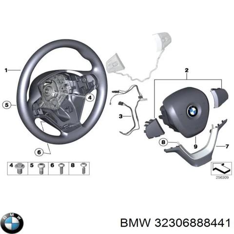 Airbag в мультируль 32306888441 BMW