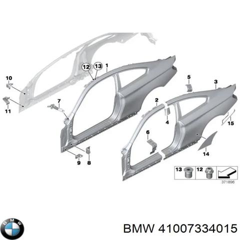 41007334015 BMW Проем передней левой двери купить в Винница