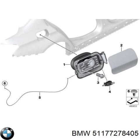 51177278405 BMW Лючок бензобака купить в Украина