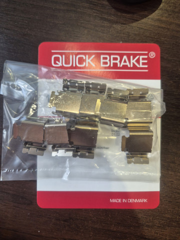 1091298 QUICK BRAKE Комплект пружинок крепления дисковых колодок задних купить в Кривой Рог