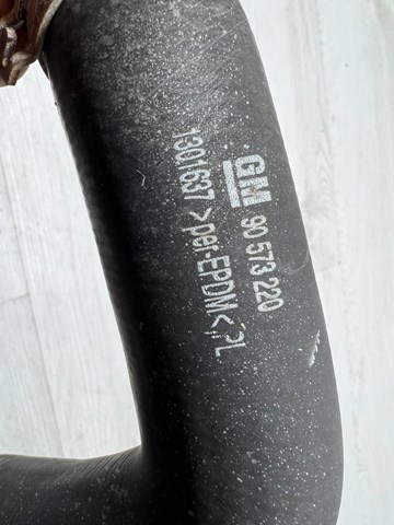 90573220 GM Шланг (патрубок) радиатора охлаждения нижний купить в Павлоград