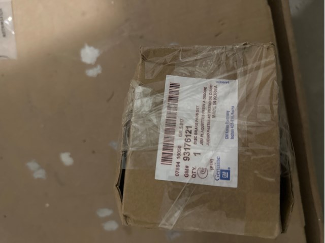 Колодки передние 93176121 GM