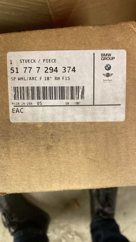 BMW 51777294374 Расширитель (накладка) арки переднего крыла правый в наличии Павлоград