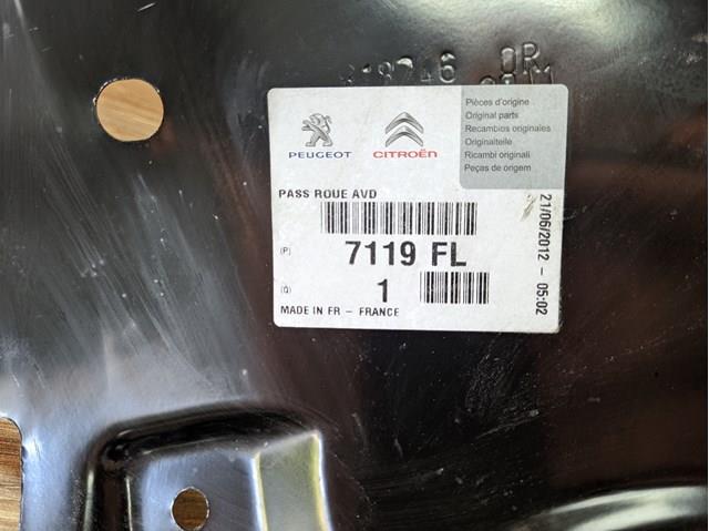 7119FL PEUGEOT Арка крыла переднего левого купить в Украина