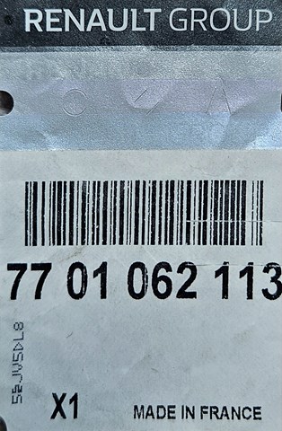 Прокладка масляного фильтра 7701062113 RENAULT