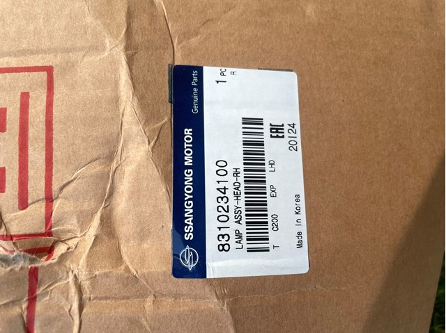 SSANG YONG 8310234100 Правая фара в наличии Хмельницкий