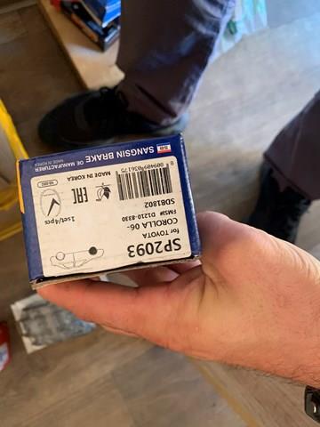SP2093 HI-Q Колодки тормозные передние дисковые купить в Харьков