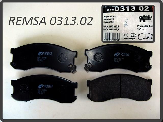 Колодки 031302 REMSA