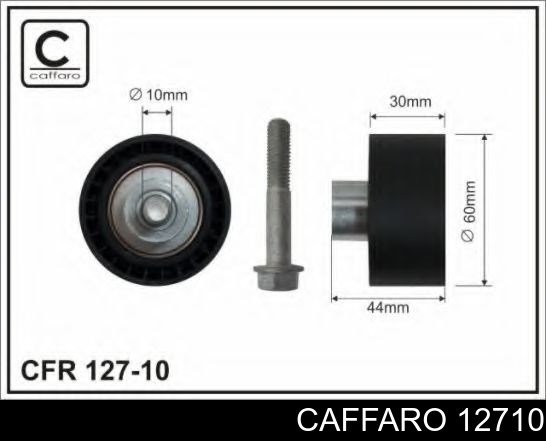 12710 CAFFARO Паразитный ролик ГРМ купить в Винница