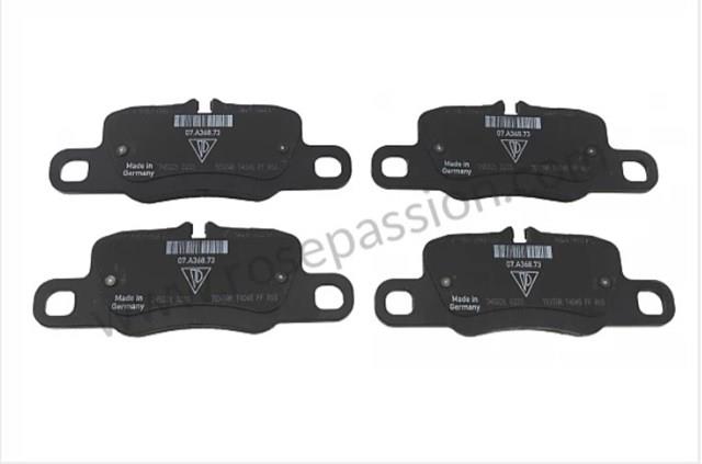 Колодки тормозные дисковые комплект 97035194905 PORSCHE