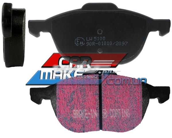DP1524 EBC BRAKES Колодки тормозные передние дисковые купить в Киев