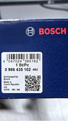 BOSCH 0986435102 Топливные форсунки в наличии Чернигов