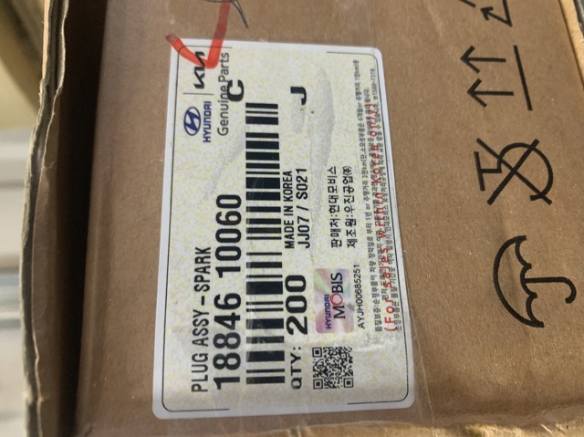 Свеча 1884610060 HYUNDAI