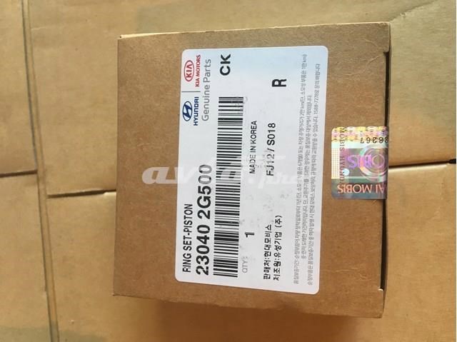 Кольца поршневые комплект, STD 230402G500 HYUNDAI