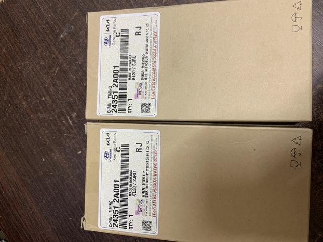 Цепь привода распредвала 243512A001 HYUNDAI