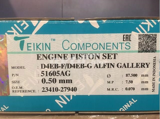 TEIKIN 51605AG050 Поршень (комплект на мотор), 2-й ремонт (+0,50) в наличии Ровно