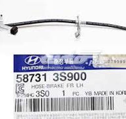 Шланг тормозной левый передний 587313S900 HYUNDAI