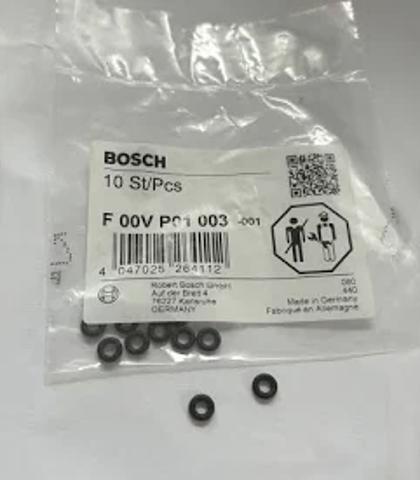 Кольцо уплотнительное штуцера обратного шланга форсунки F00VP01003 BOSCH