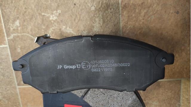 JP GROUP 4363600810 Передние тормозные колодки в наличии Винница