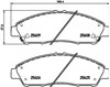 Тормозные колодки 8DB355020211 HELLA