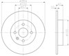 Задний тормозной диск 8DD355110271 HELLA