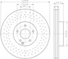 Тормоз дисковый передний 8DD355115011 HELLA